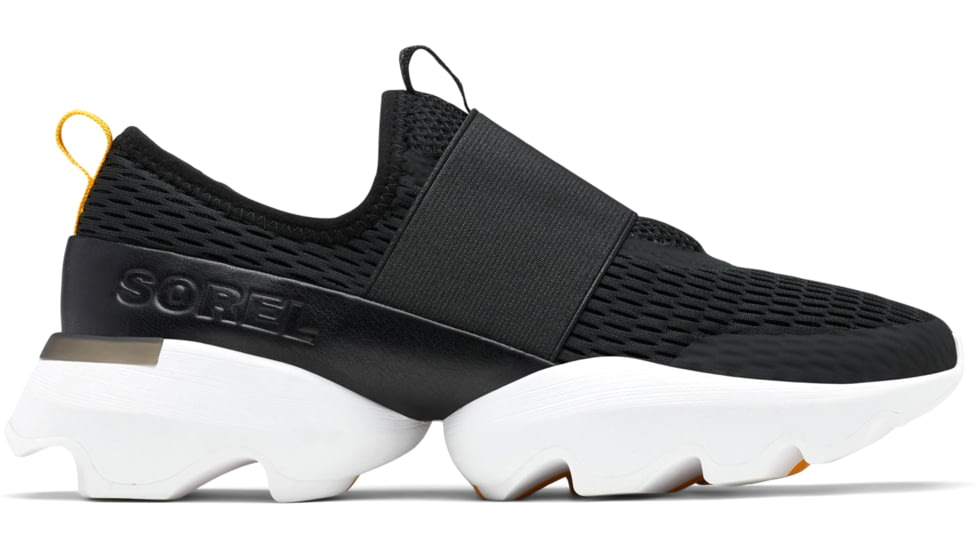 Sorel Kinetic Impact Strap Sneakers - Womens, Black, White, 6, 1999491-010-6