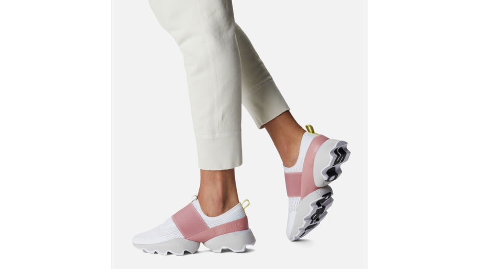 Sorel Kinetic Impact Strap Sneakers - Womens, White/Moonstone, 8 US, 1999491-101-8