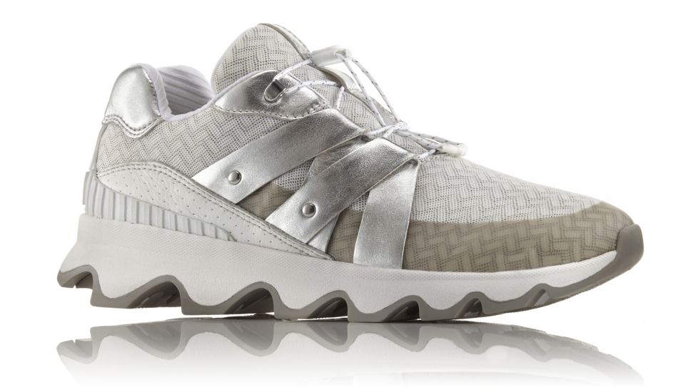 Sorel Kinetic Speed Mesh and Leather Casual Boot, Womens, White/Dove, 9.5 US, 1788551100-9.5