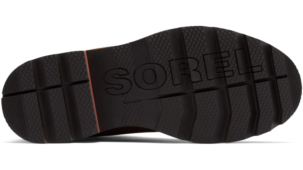 Sorel Lennox Lace Cozy STKD Waterproof Boot - Women's, Velvet Tan, Warp Red, 9.5, 2009271-242-9.5