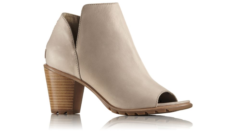Sorel Nadia Bootie Leather Casual Boot, Womens, Sandy Tan, 12 US, 1787261251-12