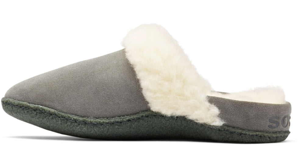 Sorel Nakiska Slide II Slipper - Women's, Quarry, Grill, 8, 1902881-053-8
