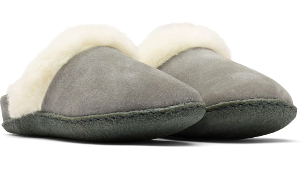 Sorel Nakiska Slide II Slipper - Women's, Quarry, Grill, 8, 1902881-053-8