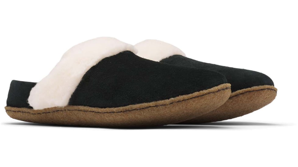 Sorel Nakiska Slide II Slippers - Women's, Black/Natural, 9 US, 1902881010-9