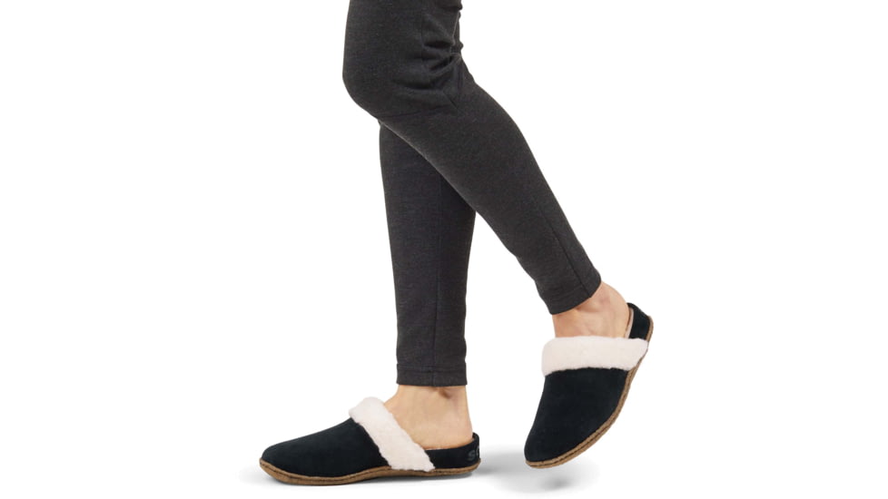 Sorel Nakiska Slide II Slippers - Women's, Black/Natural, 9 US, 1902881010-9