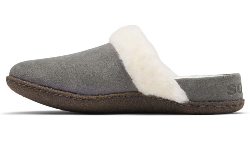 Sorel Nakiska Slide II Slippers - Women's, Quarry/Natural, 9 US, 1902881052-9