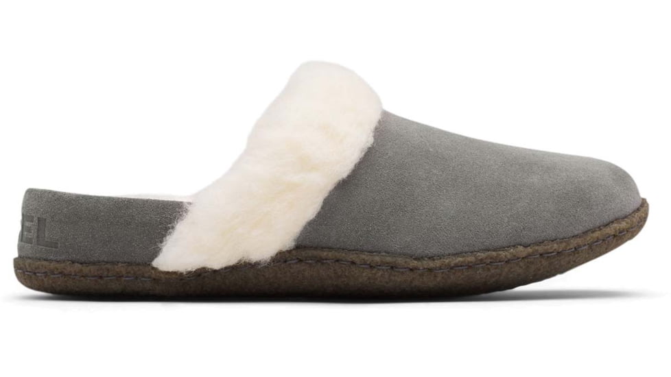 Sorel Nakiska Slide II Slippers - Women's, Quarry/Natural, 9 US, 1902881052-9