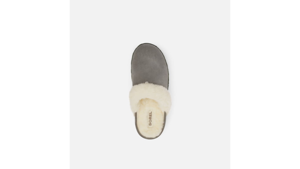 Sorel Nakiska Slide LI Slippers - Womens, Quarry/Grill, 6US, 1902881053-6