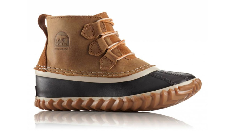 Sorel Out 'N About Lace Casual Boot - Youth, Elk/Black, 4.5, 1751181286-4.5