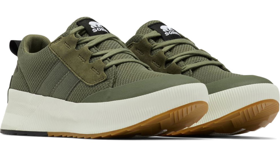 Sorel Out N About III Low Sneaker Waterproof - Women's, Stone Green/Sea Salt, 5, 20196313975