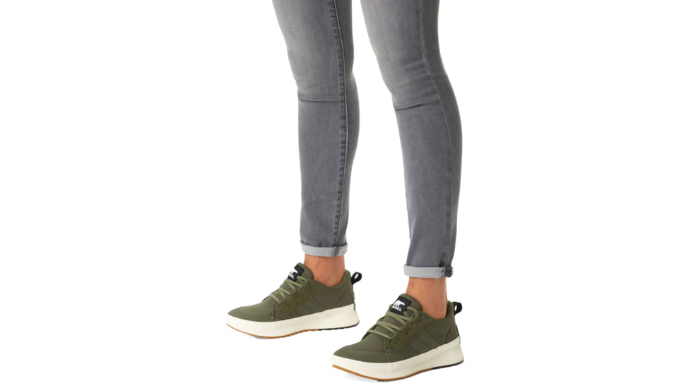 Sorel Out N About III Low Sneaker Waterproof - Women's, Stone Green/Sea Salt, 5, 20196313975