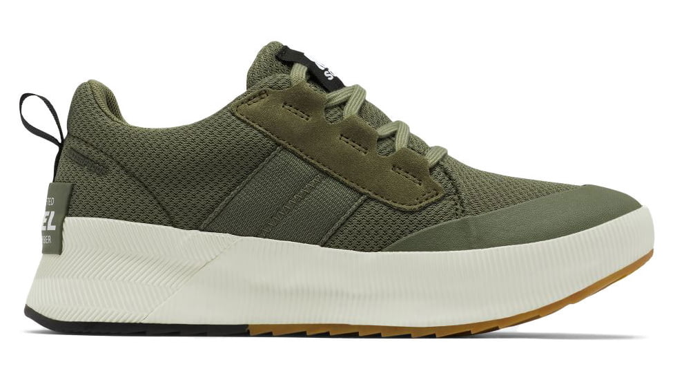 Sorel Out N About III Low Sneaker Waterproof - Women's, Stone Green/Sea Salt, 5, 20196313975