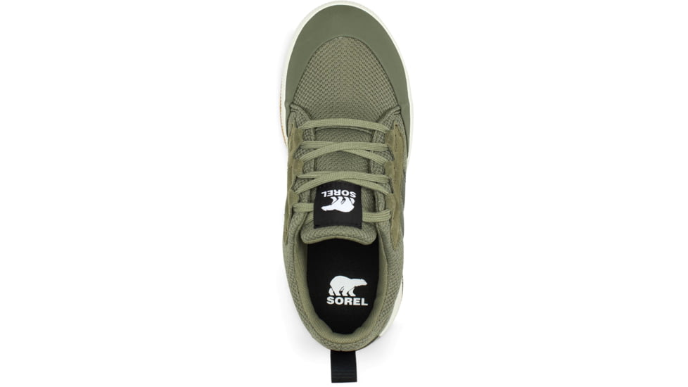 Sorel Out N About III Low Sneaker Waterproof - Women's, Stone Green, Sea Salt, 10, 2019631-397-10