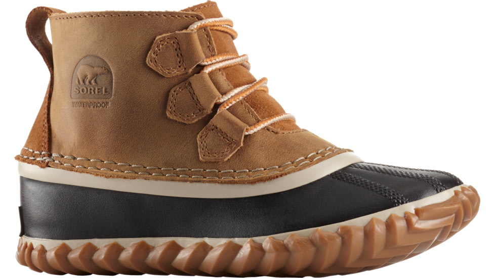 Sorel Out 'N About Lace Casual Boot - Youth-Elk/Black-1 Youth