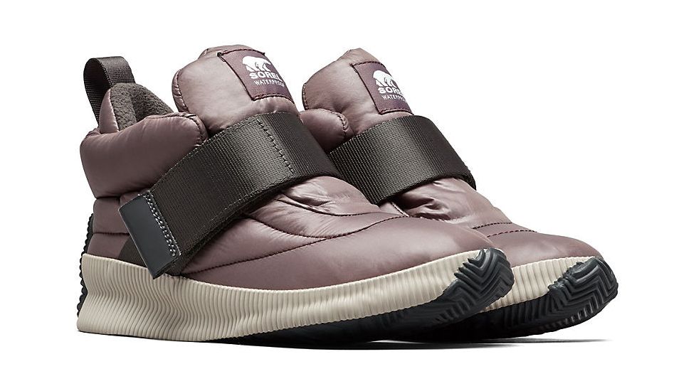 Sorel Out N About Puffy - Womens, SHINY Purple Sage, 10.5, 1869931574-10.5
