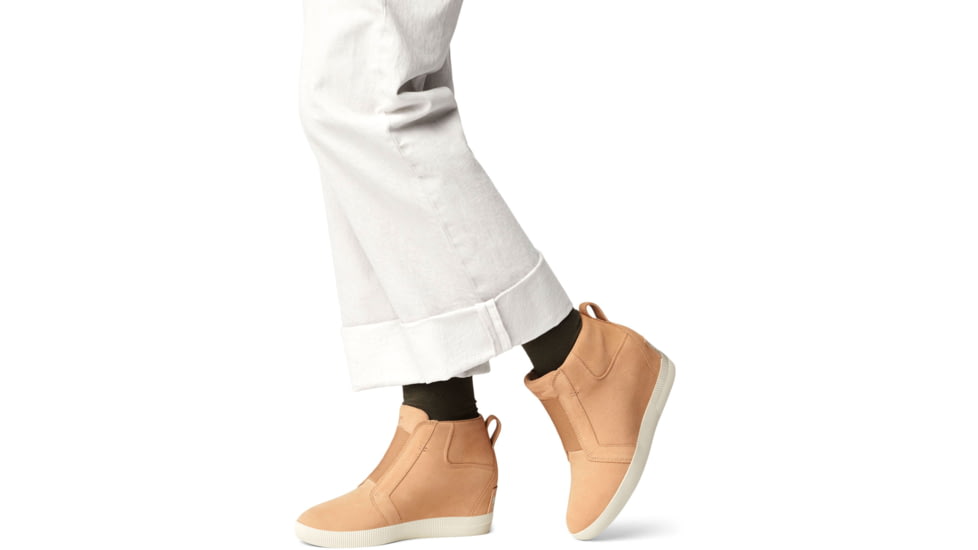 Sorel Out N About Pull On Wedge Boot - Womens, Canoe/Sea Salt, 9, 2058651-262-9