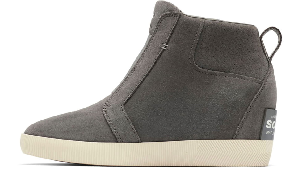 Sorel Out N About Pull On Wedge Boot - Womens, Quarry/Sea Salt, 6.5, 2058651-052-6.5