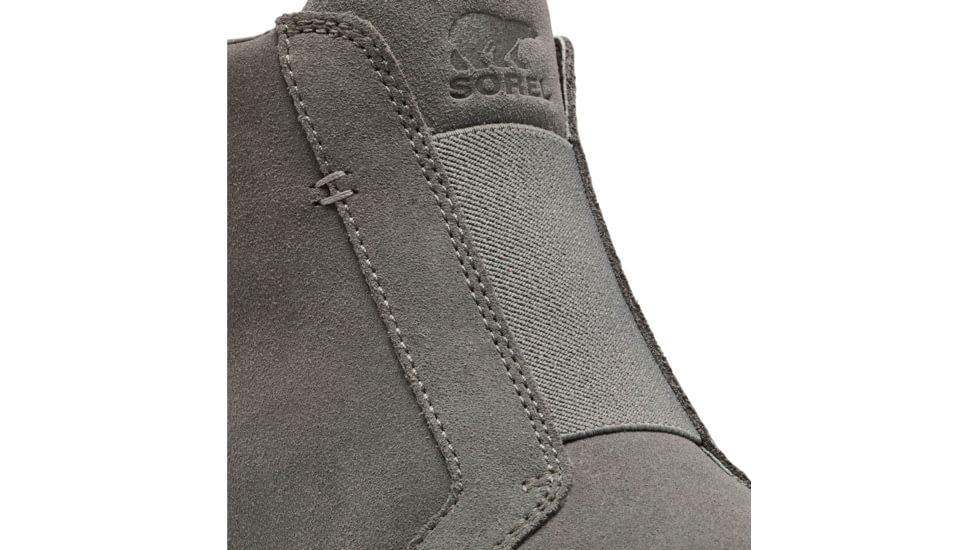 Sorel Out N About Pull On Wedge Boot - Womens, Quarry/Sea Salt, 6.5, 2058651-052-6.5
