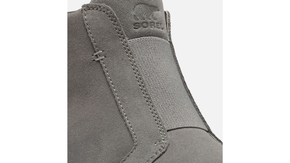 Sorel Out N About Pull On Wedge Boot - Womens, Quarry/Sea Salt, 7US, 2058651052-7