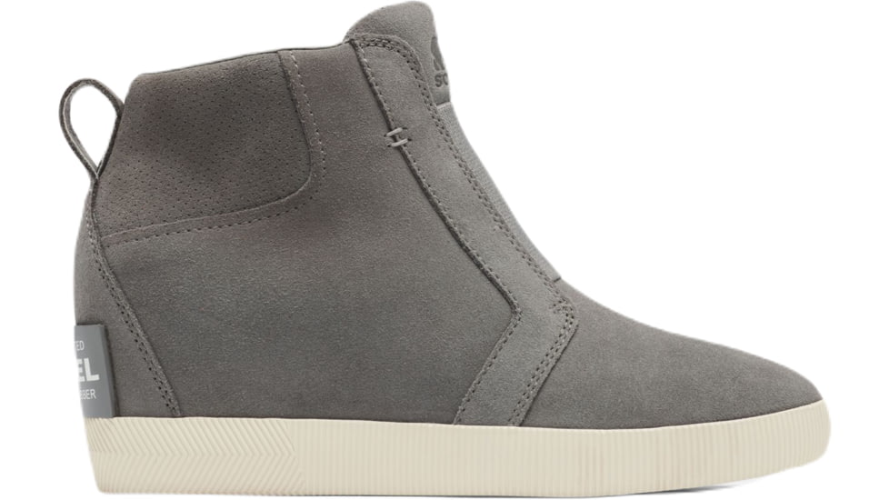 Sorel Out N About Pull On Wedge Boot - Womens, Quarry/Sea Salt, 7US, 2058651052-7