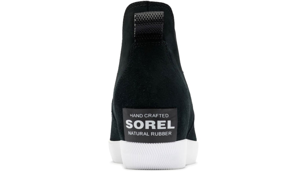 Sorel Out N About Slip-On Wedge II Bootie - Women's, Black, White, 6.5, 2033021-010-6.5