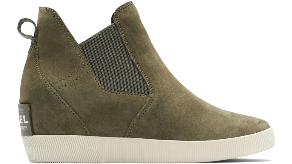 Sorel Out N About Slip-On Wedge II Bootie - Women's, Stone Green, Laurel Leaf, 8, 2033021-397-8