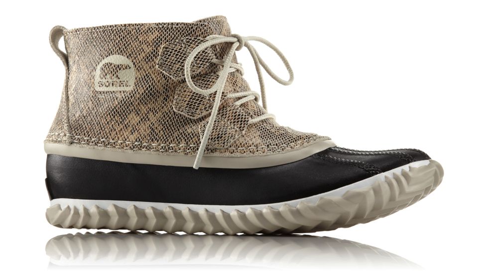 Sorel Out N About Snake Print Suede Casual Boot, Womens, Snakeprint/Black, 9 US, 1788041125-9