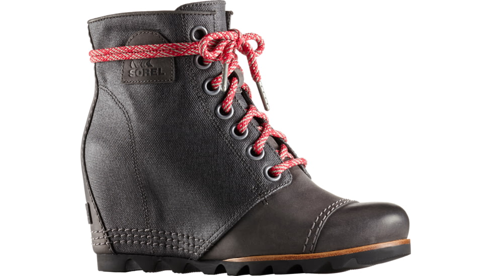 Sorel PDX Wedge Casual Boot - Women's-Dark Grey-Medium-12