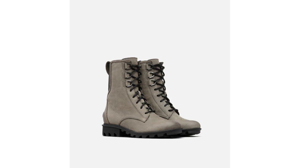 Sorel Phoenix Lace Boot - Womens, Nubuck-Quarry, 12, 1822801052-12