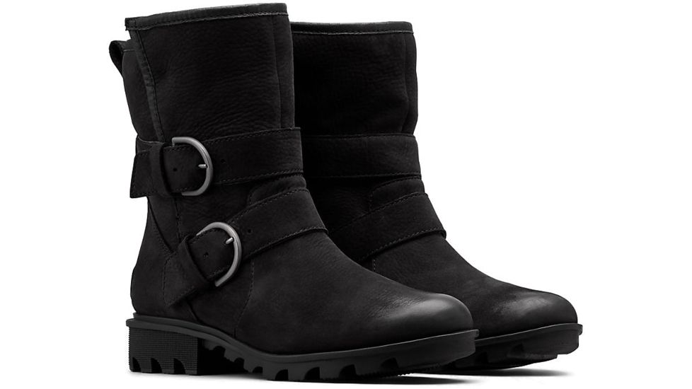 Sorel Phoenix Moto Cozy - Womens, DEL RIO Black, 6.5, 1870301010-6.5