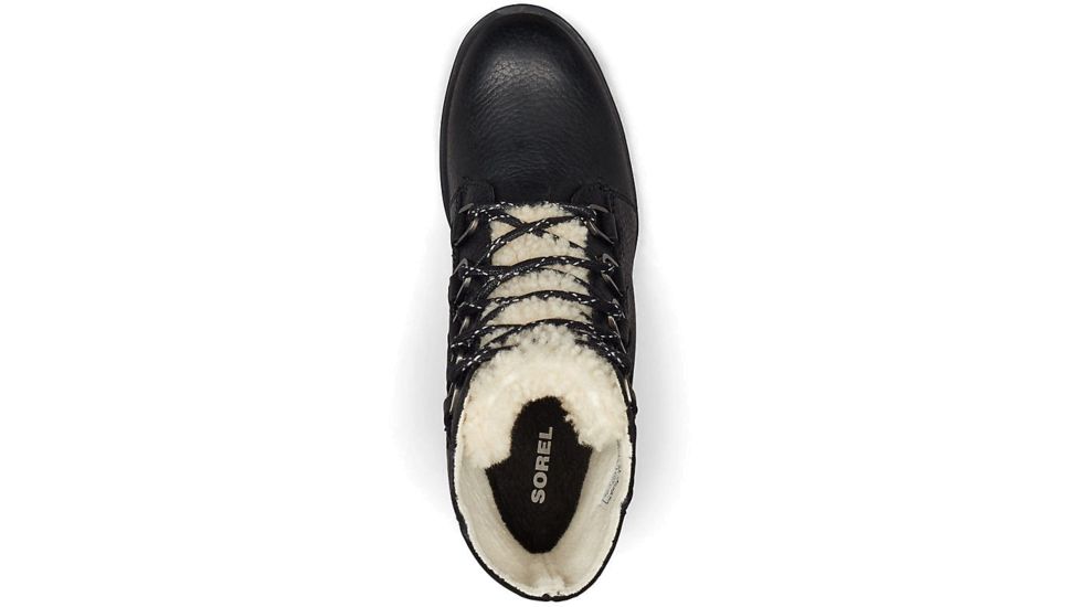 Sorel Phoenix Short Lace Cozy - Womens, Black, 6.5, 1877191010-6.5