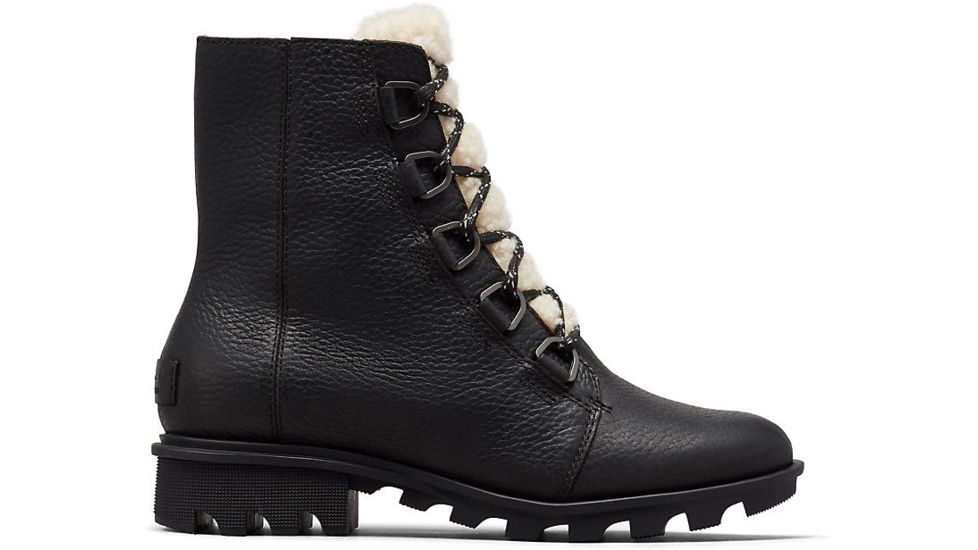 Sorel Phoenix Short Lace Cozy - Womens, Black, 6.5, 1877191010-6.5