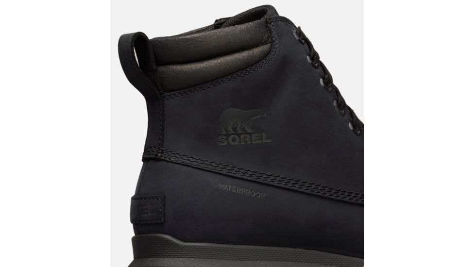 Sorel Portzman Lace Boot- Mens, Black, Black, 13, 1760761010-13