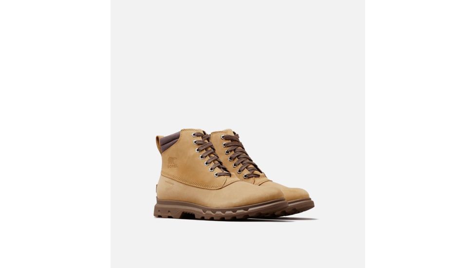 Sorel Portzman Lace Boot- Mens, Buff, Hawk, 10, 1760761281-10
