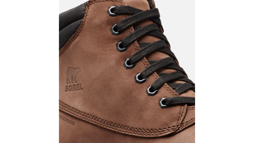Sorel Portzman Lace Boot- Mens, Tobacco, Black, 8.5, 1760761256-8.5