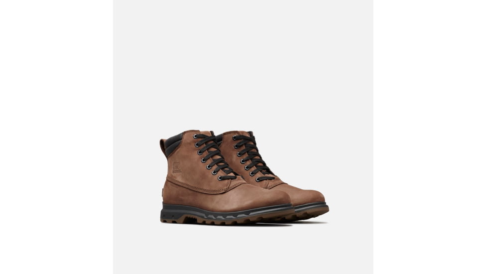 Sorel Portzman Lace Boot- Mens, Tobacco, Black, 8.5, 1760761256-8.5