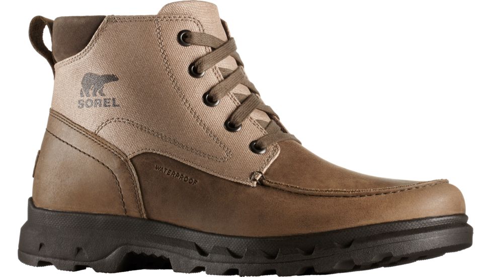 Sorel Portzman Moc Toe Casual Boot - Men's-Major/Concrete-Medium-15