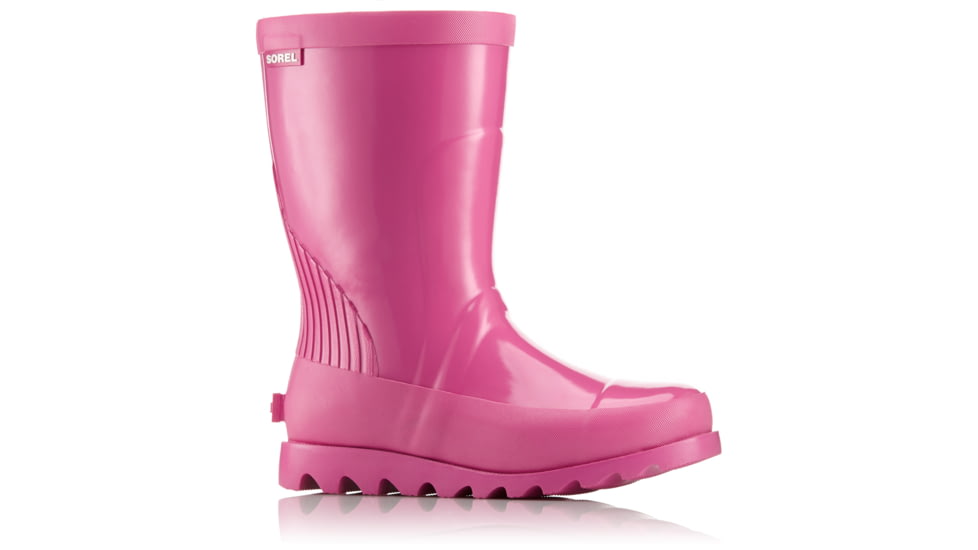 Sorel Rain Boot Gloss - Youth, Pink Ice/Emperor, 4.5, 1797961695-4.5