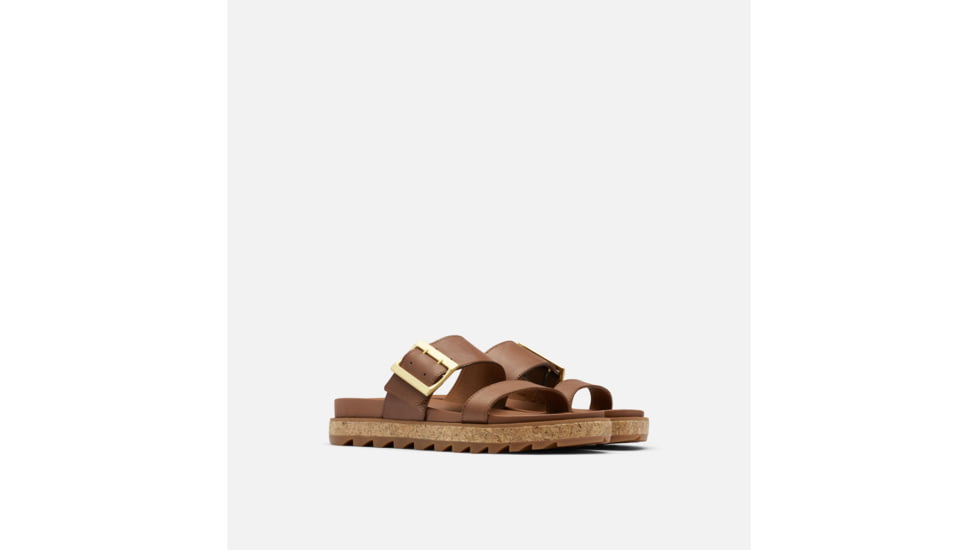 Sorel Roaming Buckle Slide Sandals - Womens, Velvet Tan/Gum 2, 9.5 US, 1944601-243-9.5