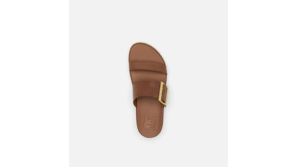 Sorel Roaming Buckle Slide Sandals - Womens, Velvet Tan/Gum 2, 9.5 US, 1944601-243-9.5
