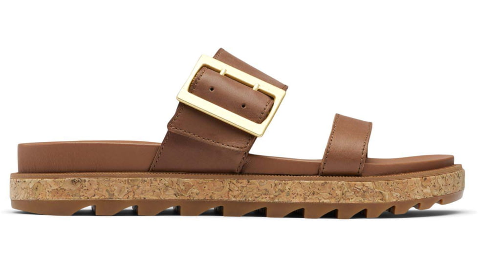 Sorel Roaming Buckle Slide Sandals - Womens, Velvet Tan/Gum 2, 9.5 US, 1944601-243-9.5