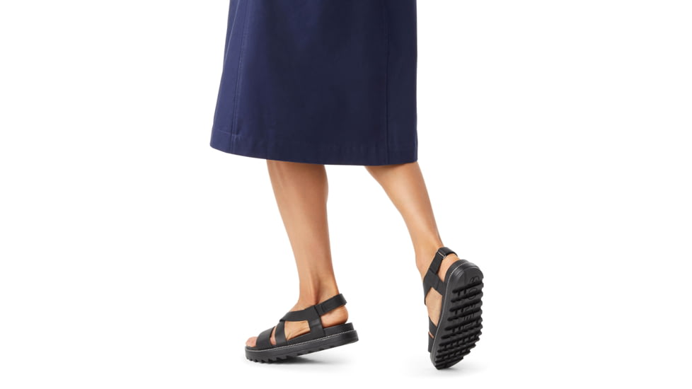 Sorel Roaming Criss Cross Sandal - Womens, Black, 7 US, 1896001-010-7