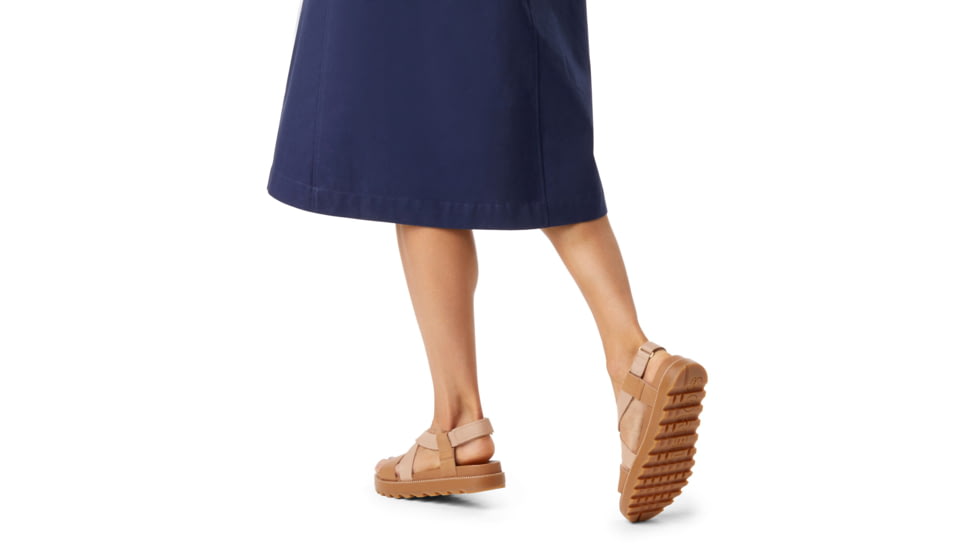 Sorel Roaming Criss Cross Sandal - Womens, Camel Brown, 9.5 US, 1897101-224-9.5