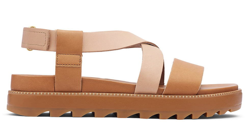 Sorel Roaming Criss Cross Sandal - Womens, Camel Brown, 9.5 US, 1897101-224-9.5
