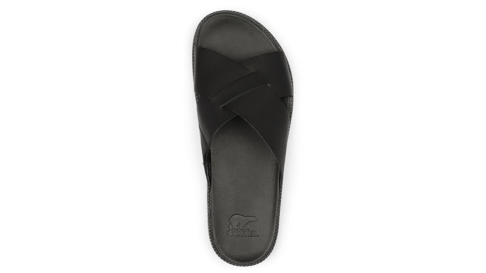 Sorel Roaming Criss Cross Slide - Womens, Black, 8 US, 1892291-010-8