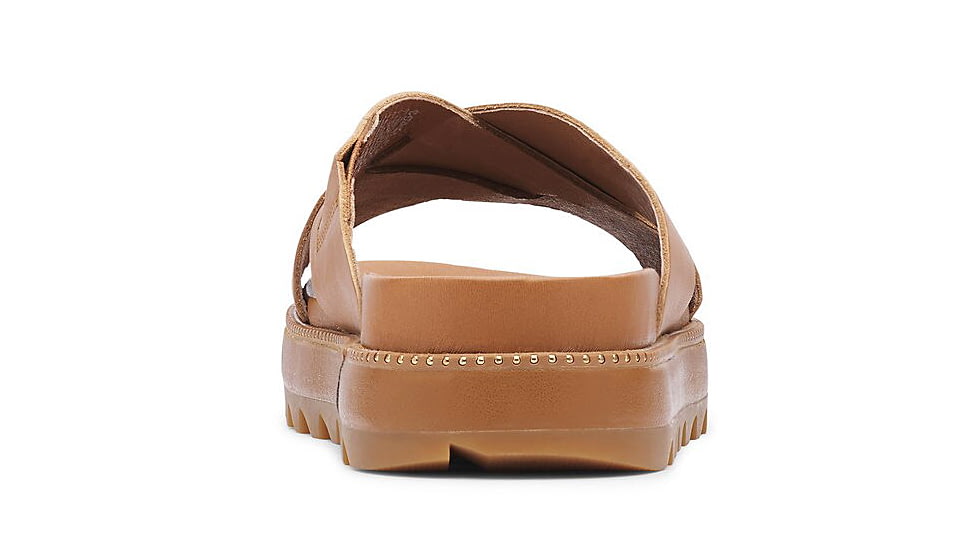 Sorel Roaming Criss Cross Slide - Womens, Camel Brown, 9 US, 1897091-224-9