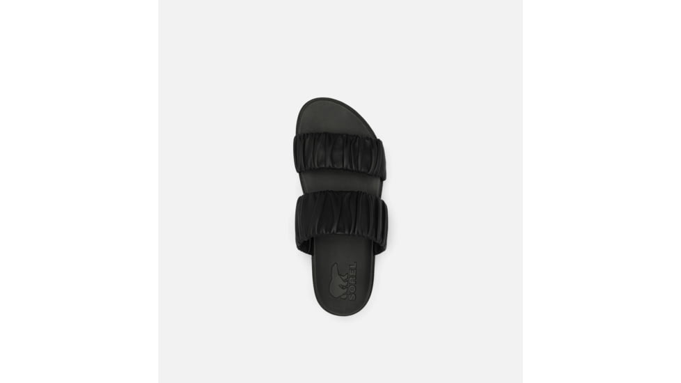 Sorel Roaming Two Strap Slide Sandals - Womens, Black/Chalk, 9.5 US, 1988461-010-9.5