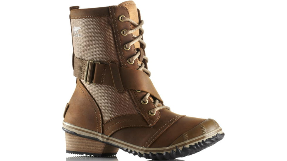 Sorel Slimboot Lace Casual Boot - Women's-Autumn Bronze-Medium-8.5