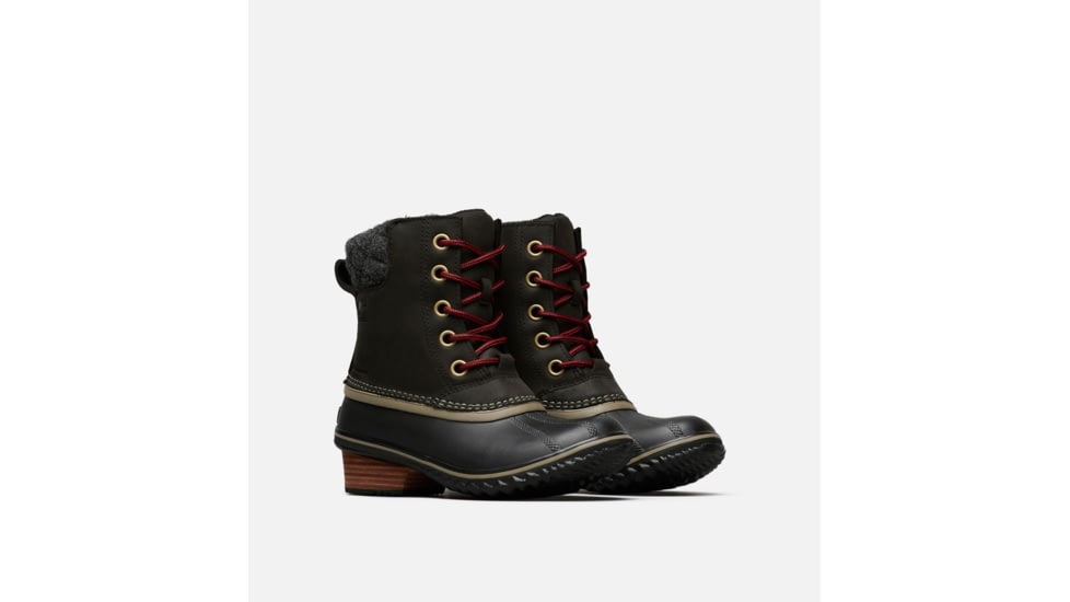 Sorel Slimpack Lace II Boot - Womens, Black, Kettle, 10.5, 1702251010-10.5