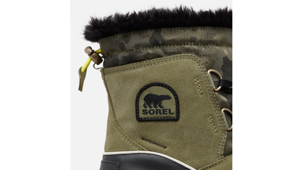 Sorel Tivoli III Boot - Womens, Nylon-Hiker Green, Bl, 5, 1807951371-5